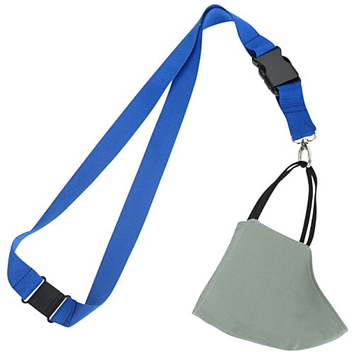 Additional Image 8 - a blue and black bell on a blue strap