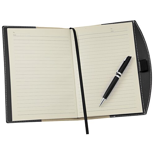 Additional Image 2 - a red and white notebook with a pen