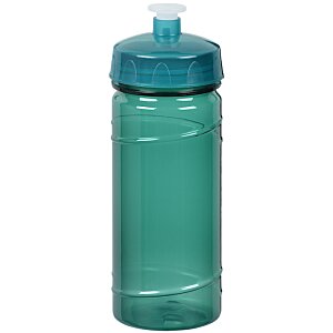 Additional Image 3 - a blue water bottle with a blue lid