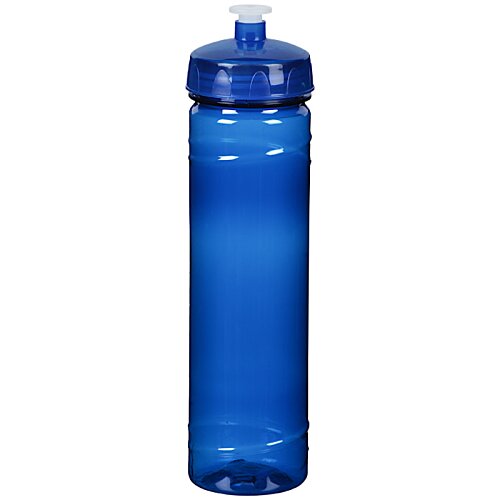 Additional Image 3 - a blue water bottle with a white lid