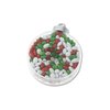 Additional Thumbnail Image 1 - a white and green christmas ornament