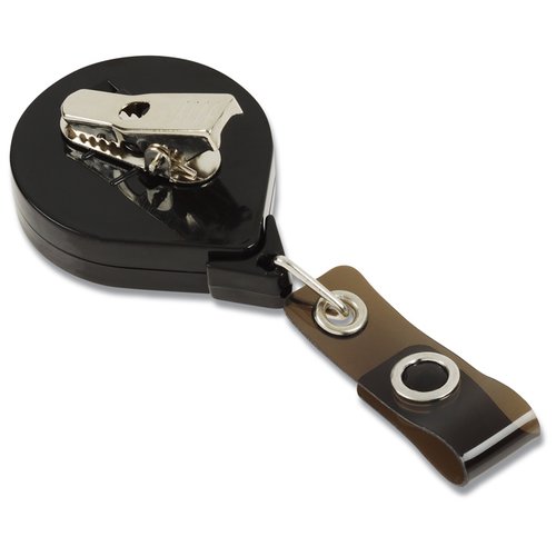 Additional Image 3 - a black tape measure with a metal handle