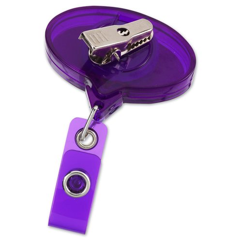 Additional Image 1 - a purple heart shaped object with a metal clip
