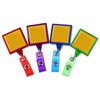 View Image 3 of 3 of Jumbo Retractable Badge Holder - 40" - Square - Translucent