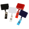 View Image 2 of 3 of Jumbo Retractable Badge Holder - 40" - Rectangle - Opaque - Label