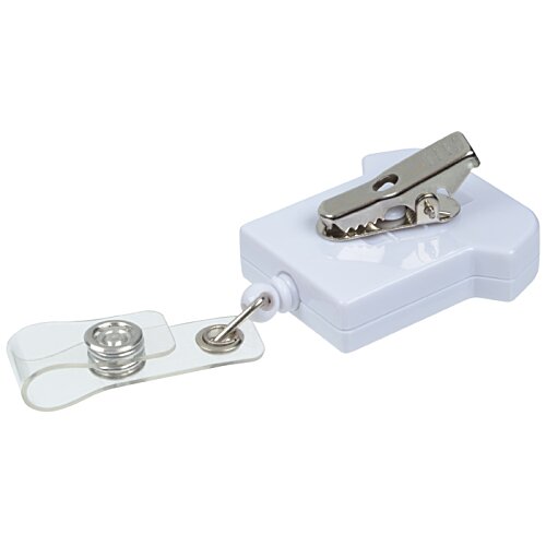 Additional Image 1 - a white plastic object with a metal clasp