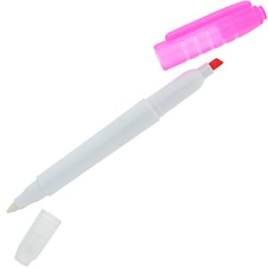 Additional Image 1 - a white pen with a pink cap