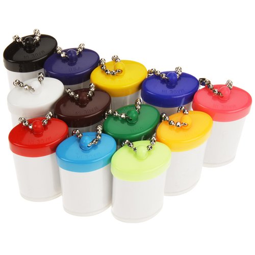 Additional Image 3 - a group of colorful paint cans