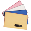 a close-up of several folders