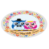 View Image 2 of 2 of Full Color Sticker by the Roll - Oval - 1-1/2" x 2-1/2"