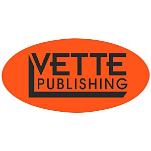 Additional Image 1 - an orange oval with black text