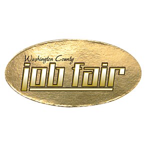 Additional Image 1 - a gold oval with text