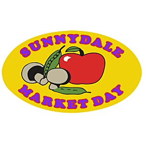 Additional Image 1 - a yellow oval with a logo