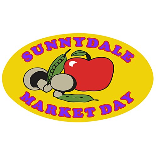 Additional Image 1 - a yellow oval with a logo