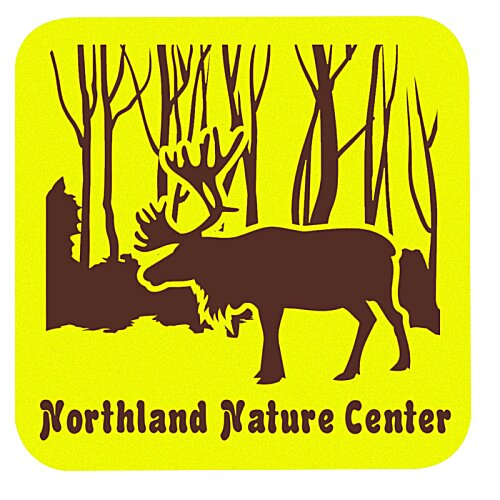 Additional Image 1 - a yellow square sign with a moose and trees
