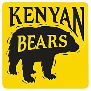 Additional Image 1 - a yellow sign with a bear