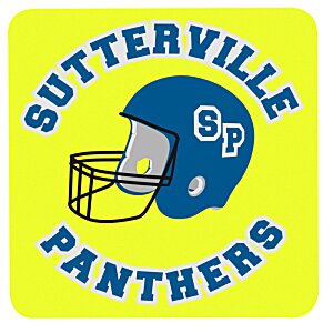 Additional Image 1 - a yellow sign with blue and yellow text