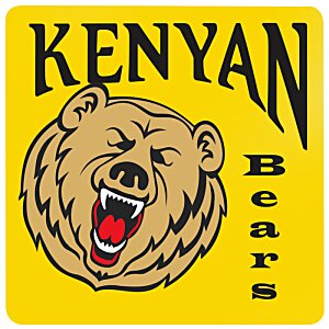 Additional Image 1 - a yellow square sign with a bear face