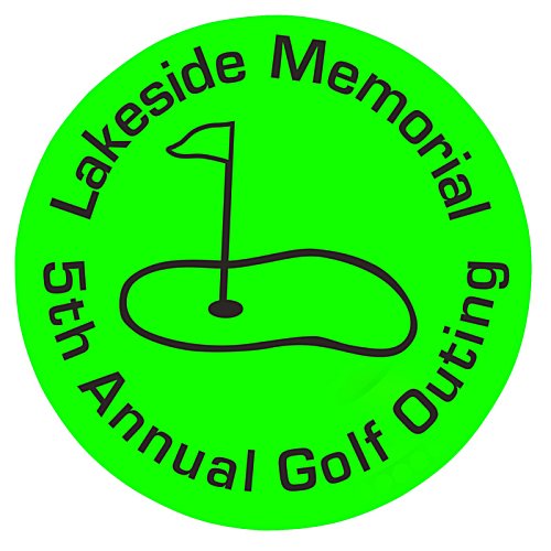 Additional Image 1 - a green circle with a golf course and a golf club