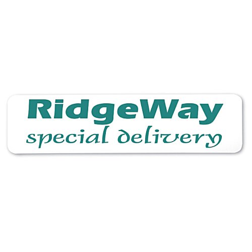 Additional Image 1 - a white rectangular sign with green text
