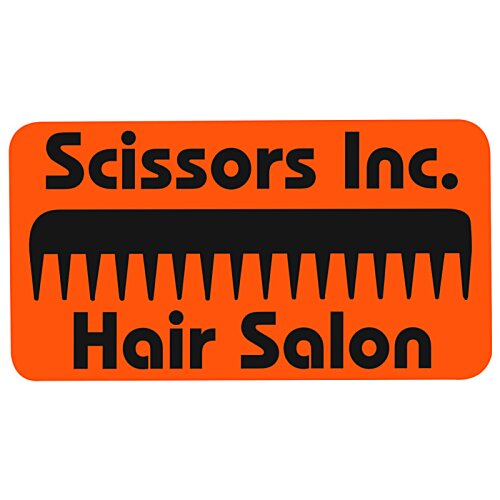 Additional Image 1 - a sign with black text and a comb