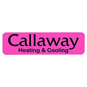 Additional Image 1 - a pink rectangular sign with black text