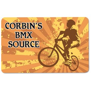 Additional Image 1 - a card with a person on a bicycle