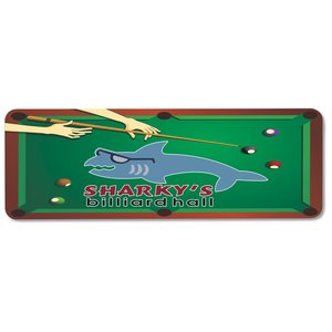 Additional Image 1 - a green pool table with a dolphin on it