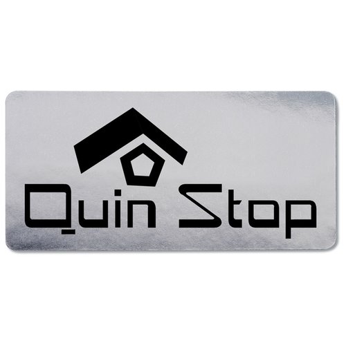 Additional Image 1 - a white rectangular sign with black text