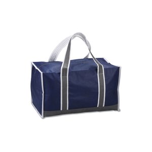 Additional Image 2 - a blue bag with white straps