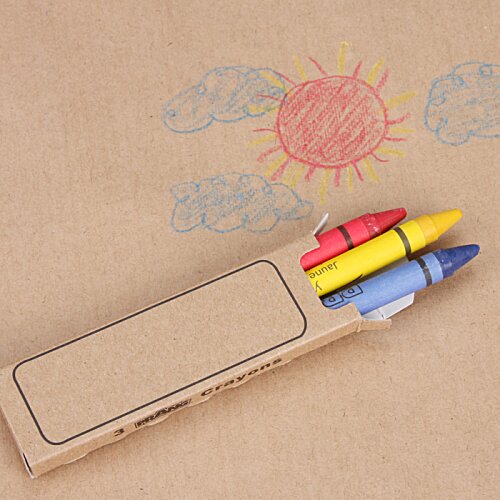 Additional Image 1 - a group of colored crayons in a box