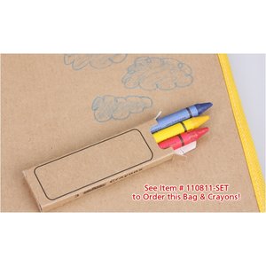 Additional Image 1 - a pencil case with a blue and yellow pencil in it