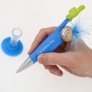 Additional Image 1 - a hand holding a blue pen