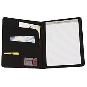 Additional Image 1 - a black folder with a white paper inside
