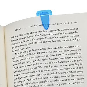 Additional Image 2 - a book with a blue clip