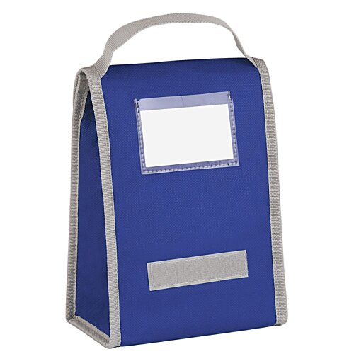 Additional Image 2 - a blue and silver bag
