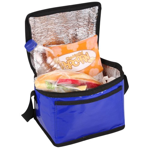 Additional Image 1 - a blue lunch bag with food inside