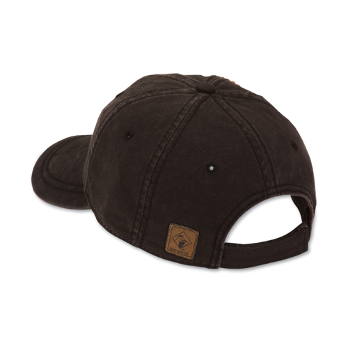 Additional Image 2 - a black hat with a hole in the back