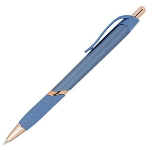 Additional Image 1 - a blue pen with a gold cap