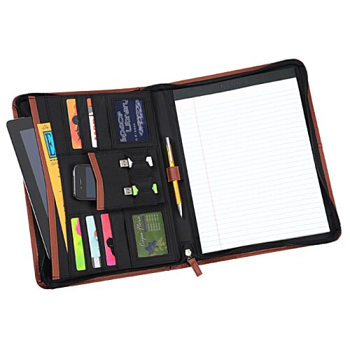 Additional Image 1 - a black case with a white paper and a white sheet