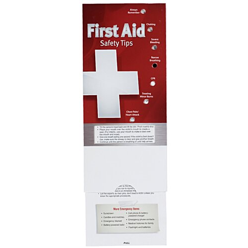 Additional Image 1 - a red and white box with a white cross on it