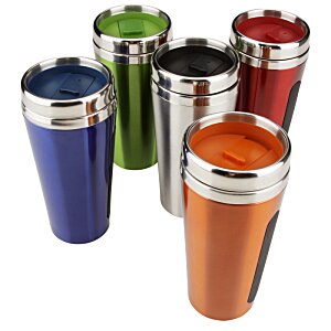 Dual Grip Travel Tumbler - 15 oz. - 24 hr 111149-24HR : 4imprint.com