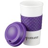 View Image 3 of 3 of Color Banded Classic Coffee Cup - 16 oz. - 24 hr