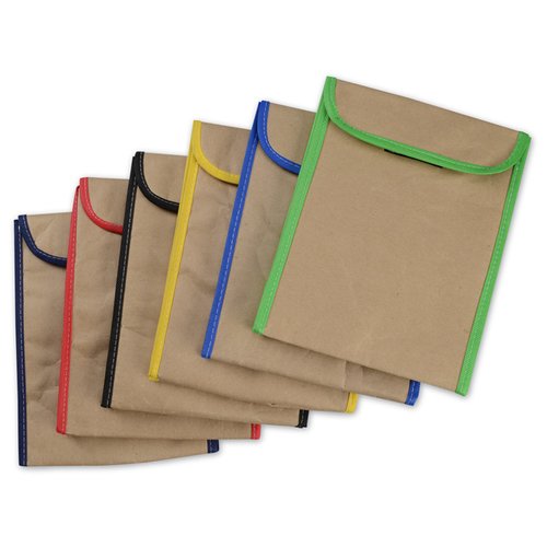 Additional Image 3 - a group of brown folders with different colored edges