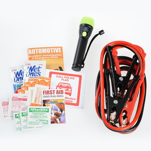 Additional Image 1 - a flashlight and a bag of emergency supplies