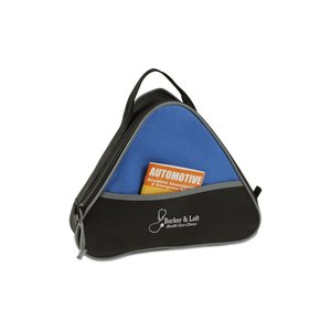 Additional Image 3 - a blue and black triangle bag