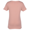 View Image 2 of 3 of Next Level Fitted 4.3 oz. V-Neck T-Shirt - Ladies' - Screen