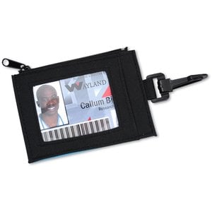 Additional Image 1 - a close-up of a black luggage tag