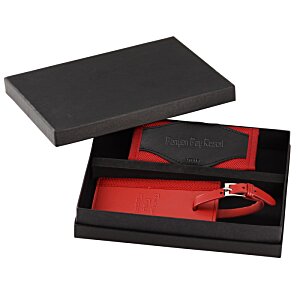 Additional Image 1 - a black box with a red and black object