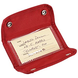 Additional Image 2 - a red case with a white paper